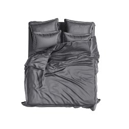 Set Royal Cotton Sateen Carbon