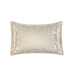 Fata de perna lux jacquard cotton taupe tree leaves 5 2