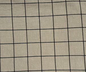 Cearshaf pentru plapuma washed cotton beige square