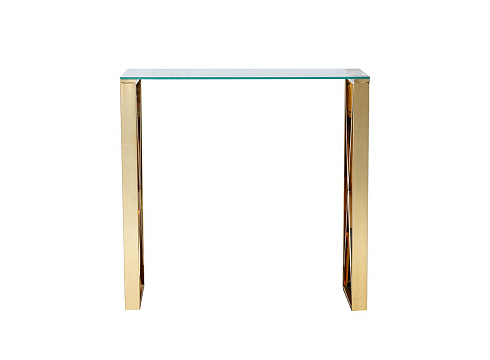 Консоль прозр.стекло/золото 47ED-CST008/80GOLD