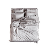 Товар Set Premium Woven Cotton Sateen Stripe Grey добавлен в корзину