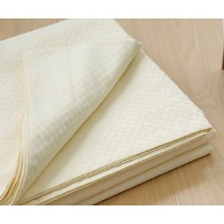 Fata de perna premium cotton sateen cream chess cream 23