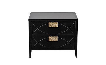 Тумба прикроватная черная 151SV-00008