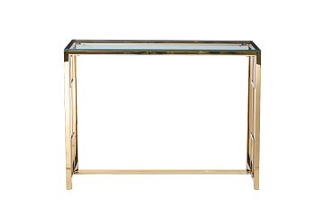 Консоль прозр.стекло/золото 47ED-CST072GOLD