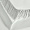 Fitted Sheet 100% Silk Sparkling Silver 3696400