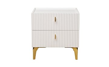 Noptiera Doria, alb GD-00003