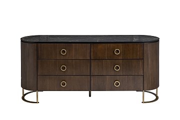 Комод коричневый 165*44,5*71см 40AD-00100