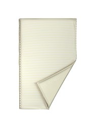 Duvet Cover Premium Woven Cotton Sateen Stripe Cream H F1