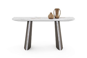 Консоль, керамика Johannesburg белая 160KD-60062