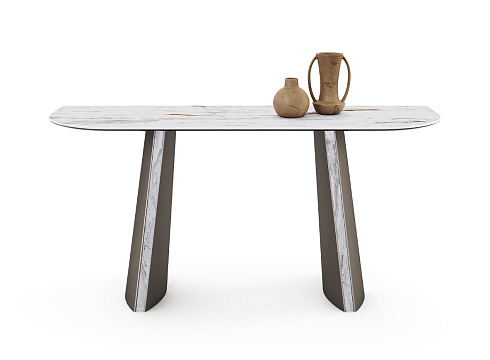 Консоль, керамика Johannesburg белая 160KD-60062