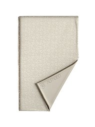 Cearshaf pentru plapuma lux jacquard cotton taupe tree leaves f1