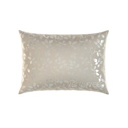 Pillow Case Lux Jacquard Cotton Taupe Tree Leaves Standart 4/0