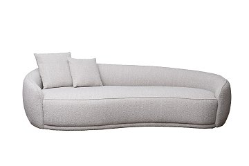 Диван трехместный GD/Toulon (левый) бежевый букле Orso BEG 